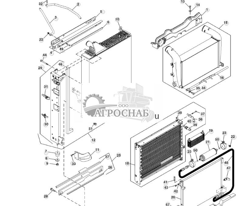 Radiator Aftercooler Condenser Fuel Cooler Hyd Oil Cooler - ST393845 133.jpg